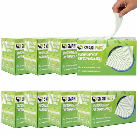 MONARCH BRANDS Smart Pads for Reusable Mops - Green, 240PK M901RMP-GR-CS